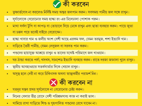 Heat Wave Do's & Don'ts